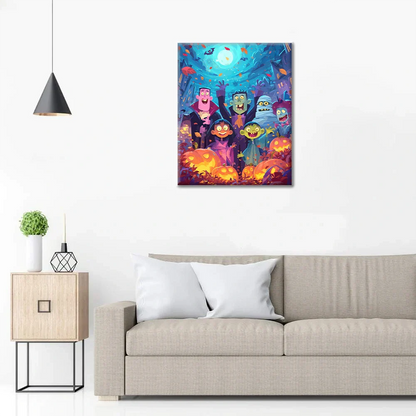Monster Friends - Paint by Numbers
