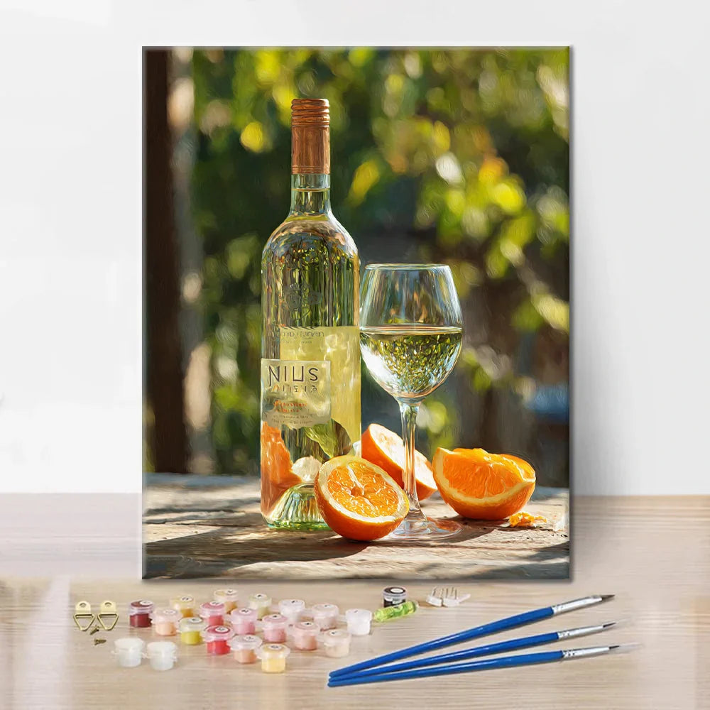 Orange Wine - Paint by Numbers