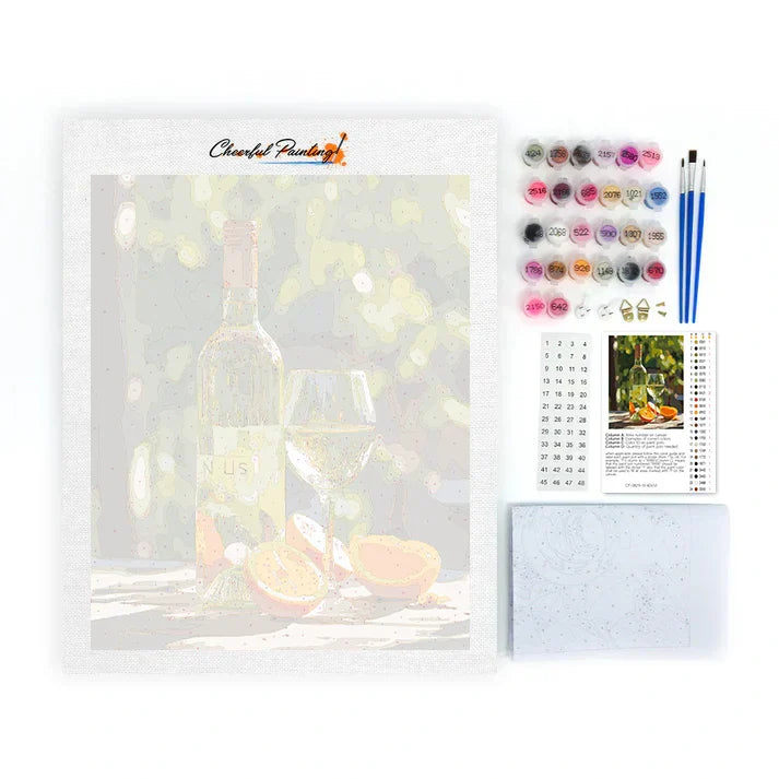 Orange Wine - Paint by Numbers