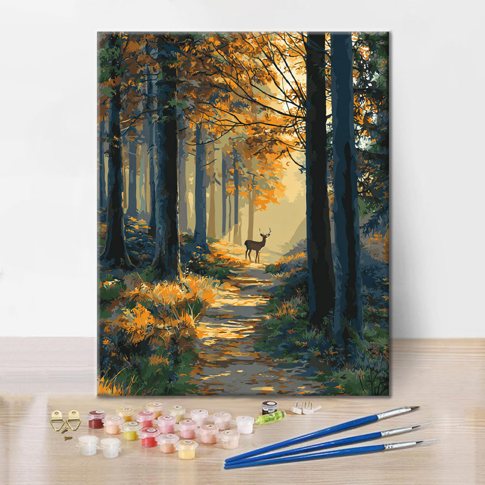Autumn Forest Path - Paint by Numbers