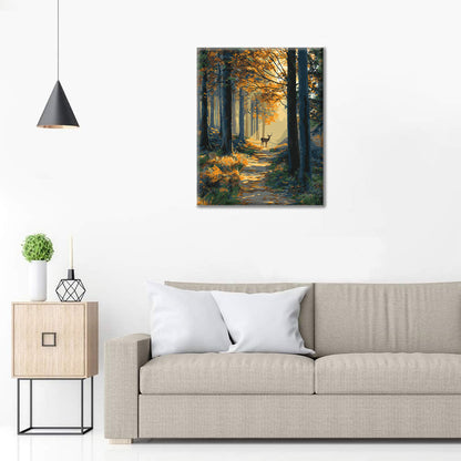 Autumn Forest Path - Paint by Numbers