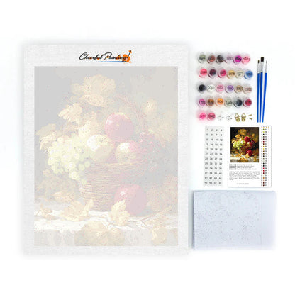 Autumn Fruit Basket - Paint by Numbers