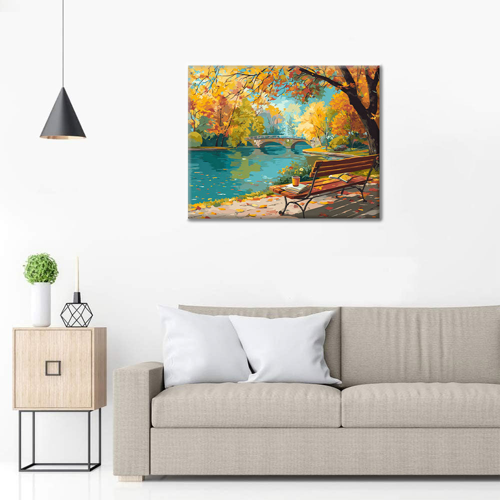 Autumn Park Retreat - Paint by Numbers
