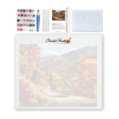 Autumn Road Trip - Paint by Numbers