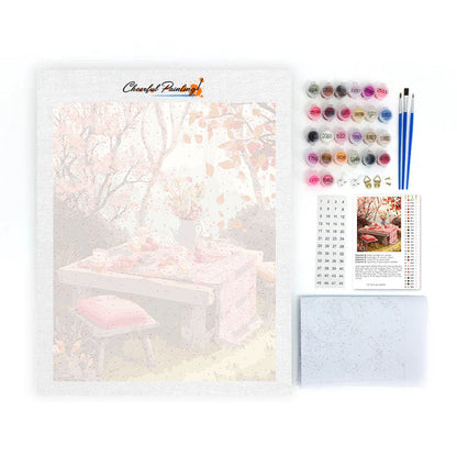 Autumn Tea Party - Paint by Numbers