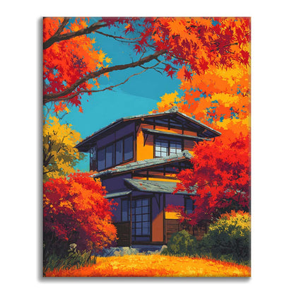 Autumn’s Embrace - Paint by Numbers