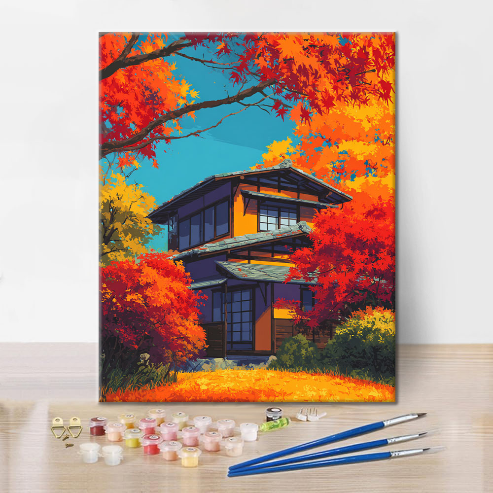 Autumn’s Embrace - Paint by Numbers