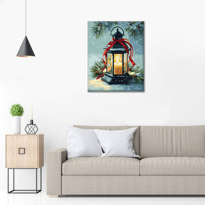 Christmas Lantern - Paint by Numbers