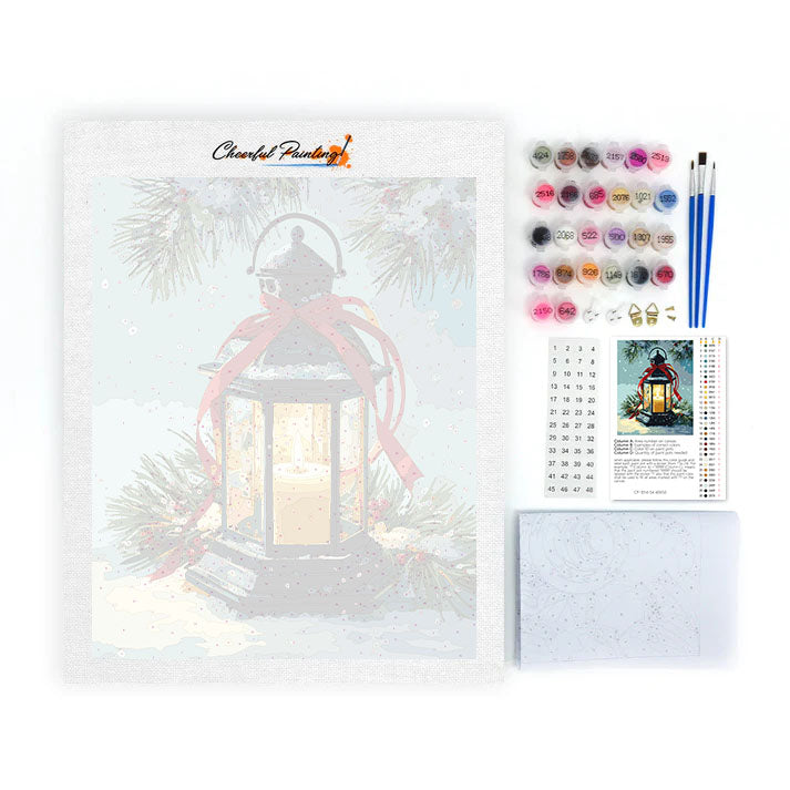 Christmas Lantern - Paint by Numbers