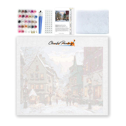 Christmas Streets - Paint by Numbers