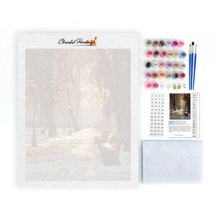 Early Winter Park - Paint by Numbers