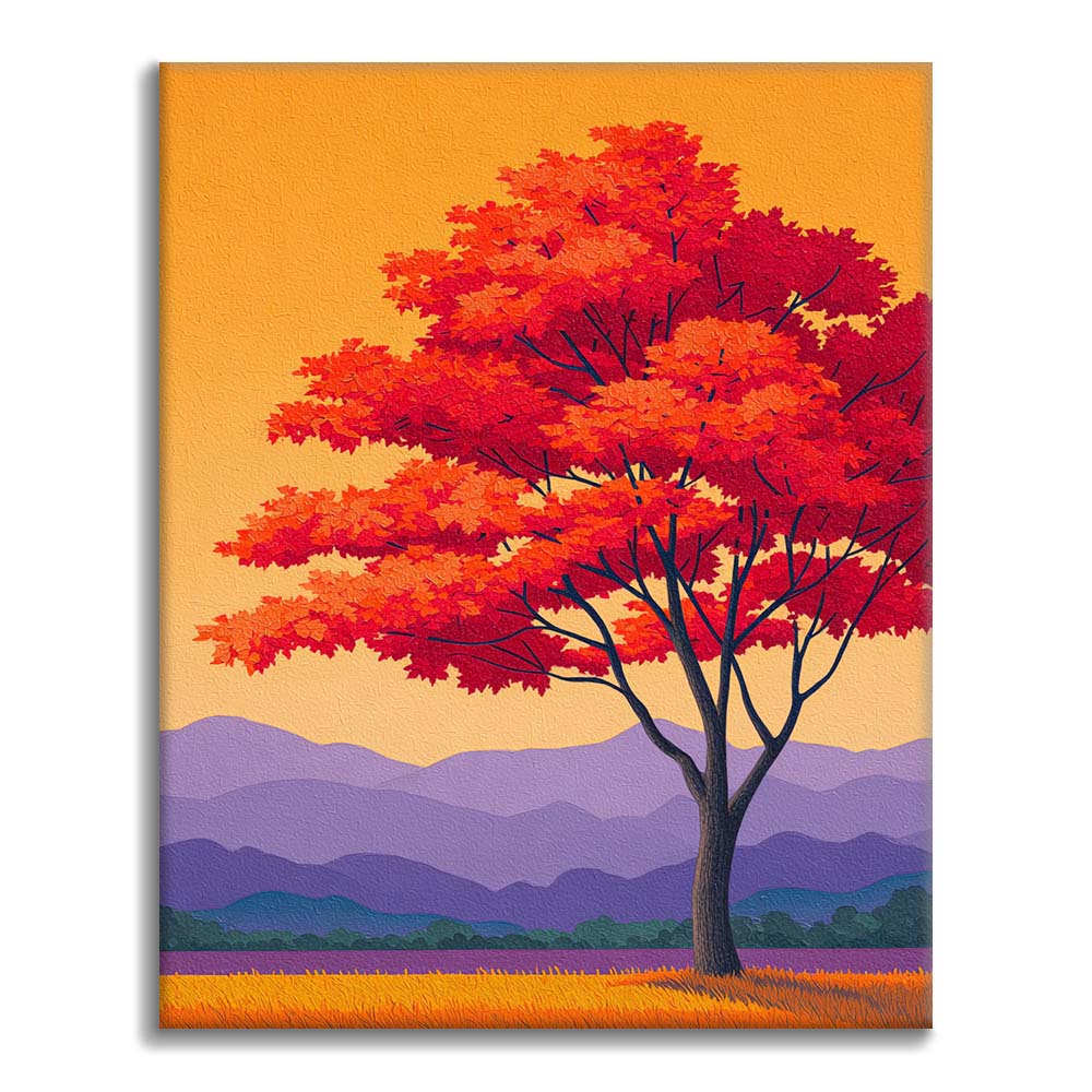 Flame of Autumn - Paint by Numbers
