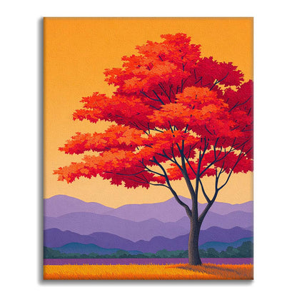 Flame of Autumn - Paint by Numbers