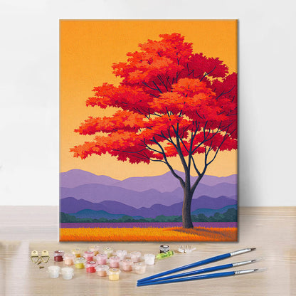 Flame of Autumn - Paint by Numbers
