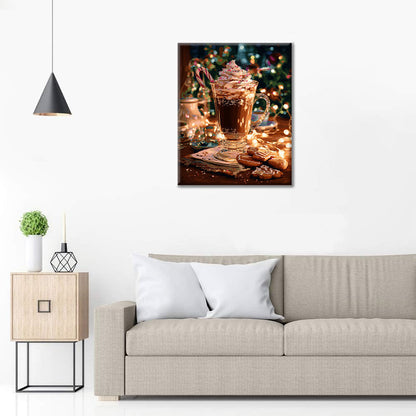 Hot Chocolate in Winter - Paint by Numbers