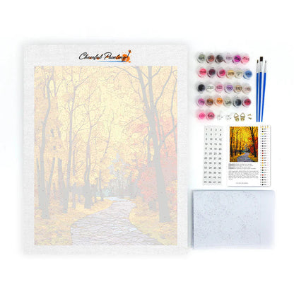 Mosaic Autumn Avenue - Paint by Numbers