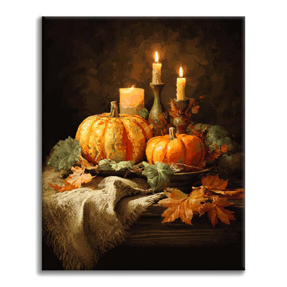 Pumpkin Dinner - Paint by Numbers