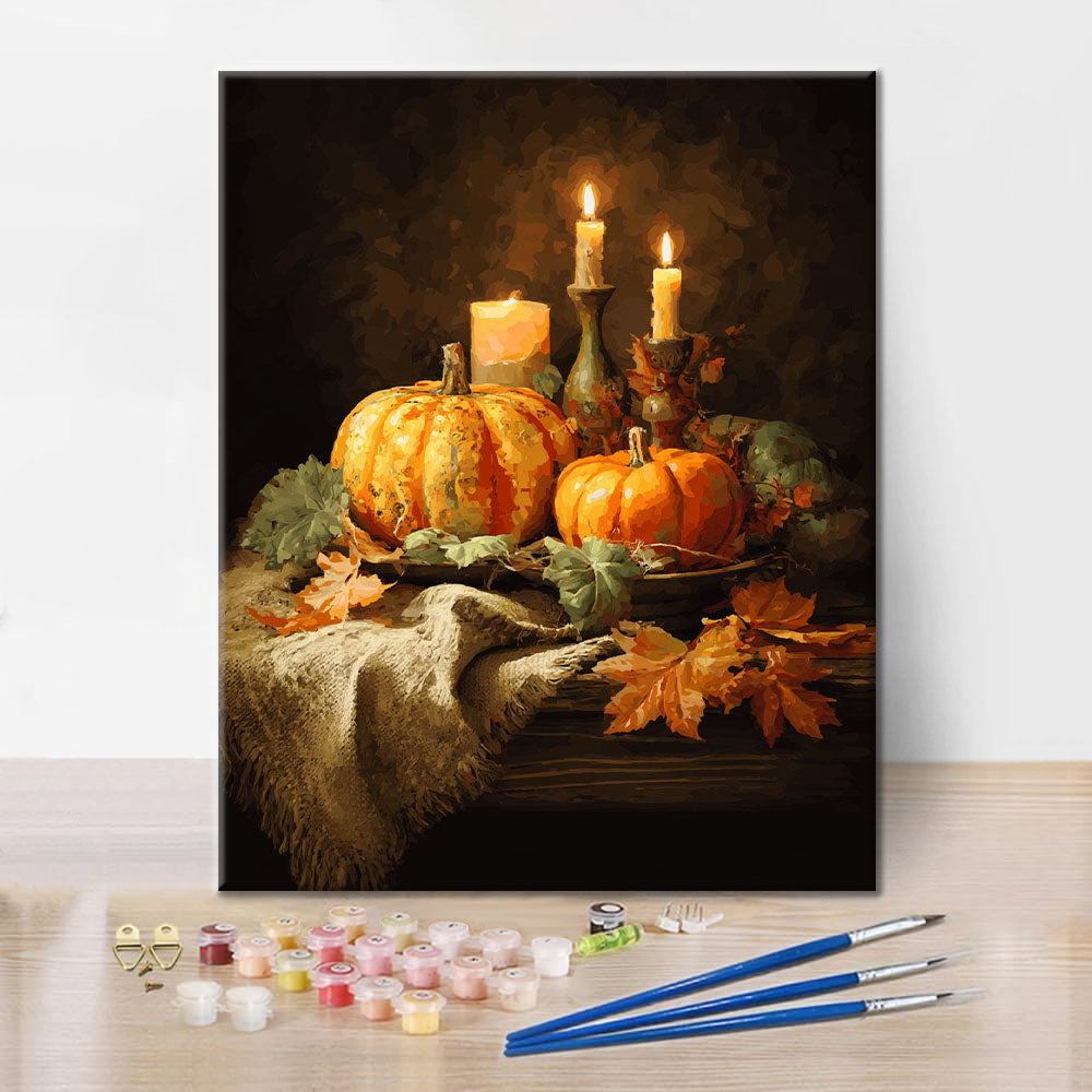 Pumpkin Dinner - Paint by Numbers