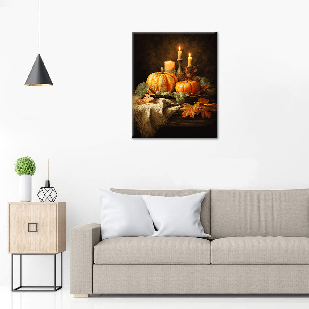 Pumpkin Dinner - Paint by Numbers