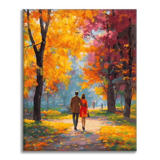 Romantic Autumn Day - Paint by Numbers