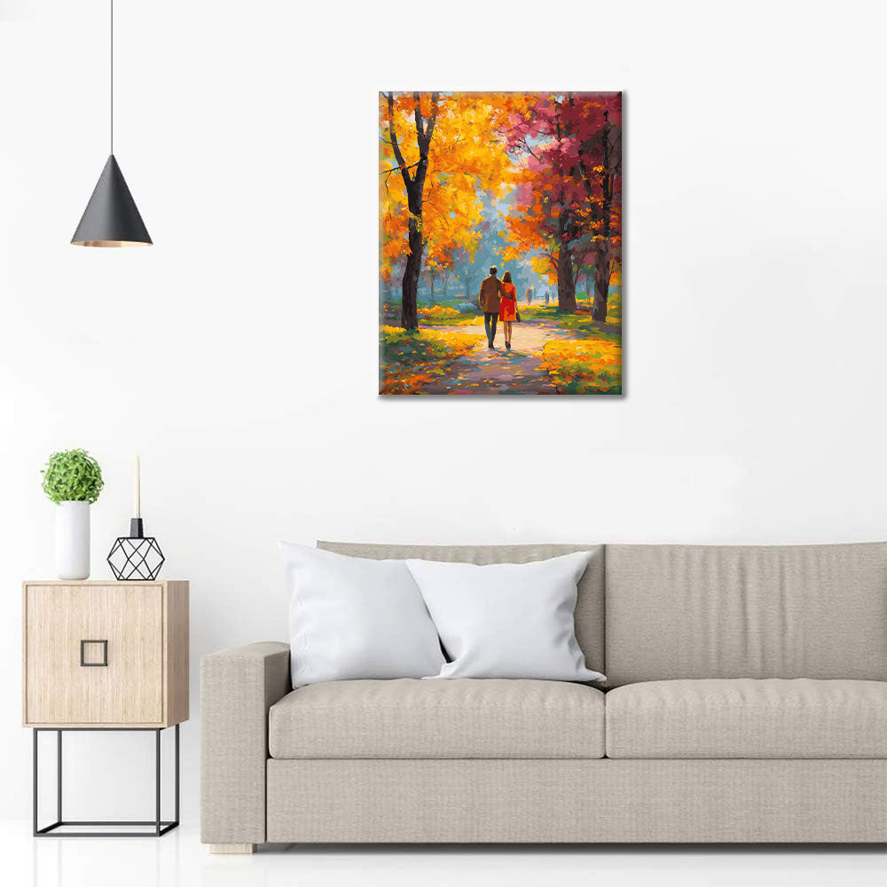 Romantic Autumn Day - Paint by Numbers