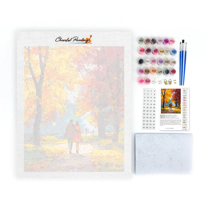 Romantic Autumn Day - Paint by Numbers