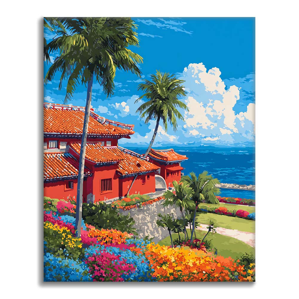 Shurijo Castle - Paint by Numbers