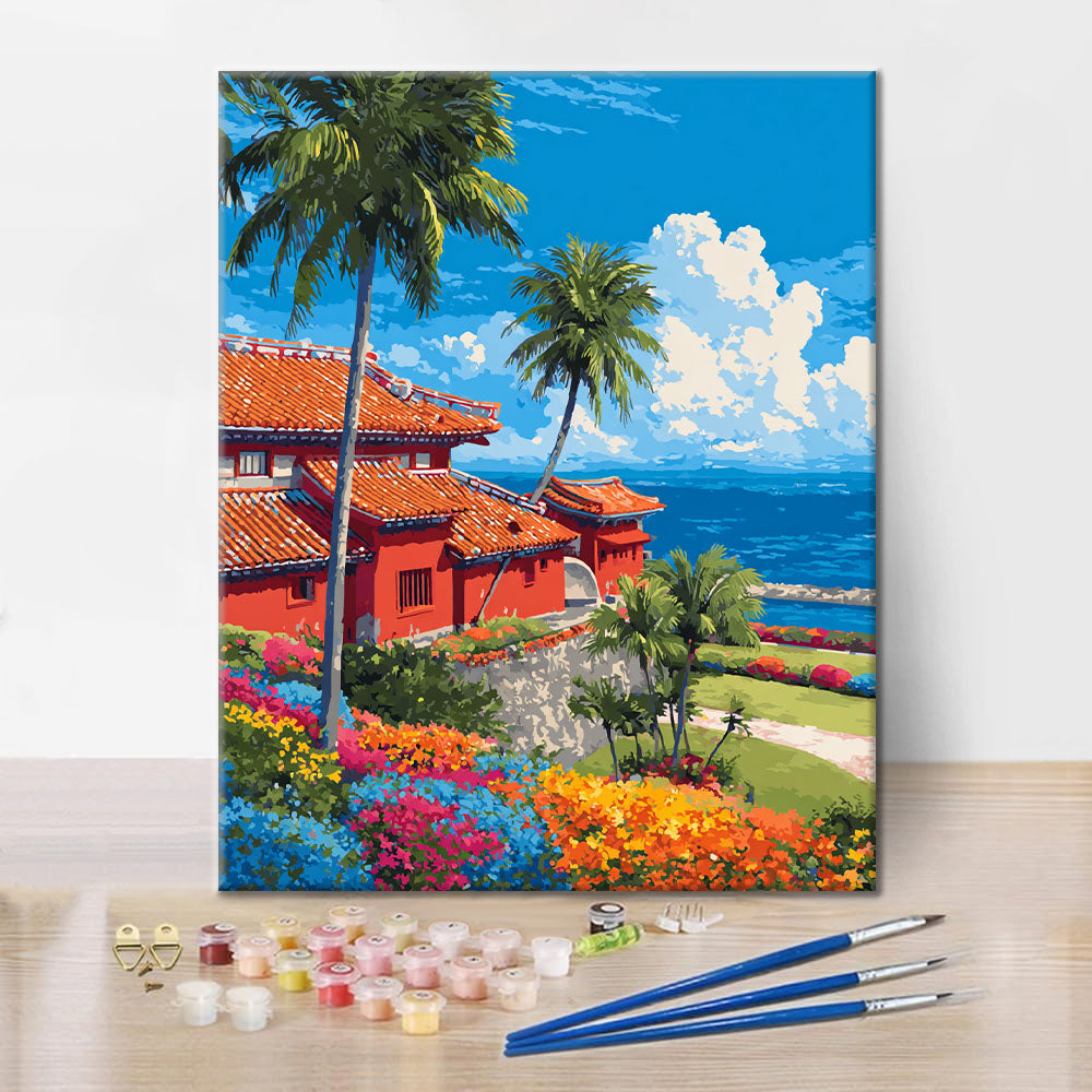 Shurijo Castle - Paint by Numbers