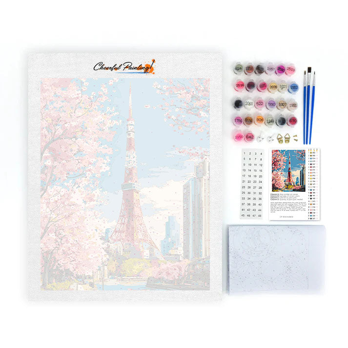 Tokyo Tower - Paint by Numbers