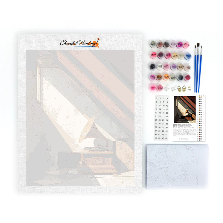 Attic Gramophone - Paint by Numbers