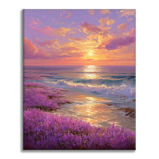 Blooming Horizon - Paint by Numbers