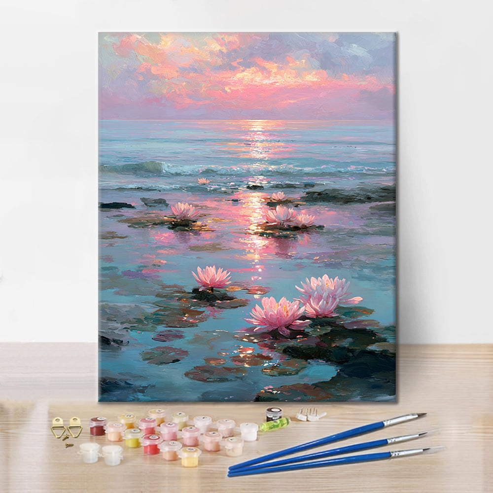 Blush Horizon - Paint by Numbers