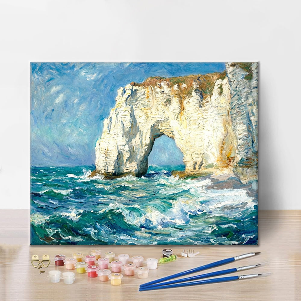 Cliffs of étretat - Paint by Numbers