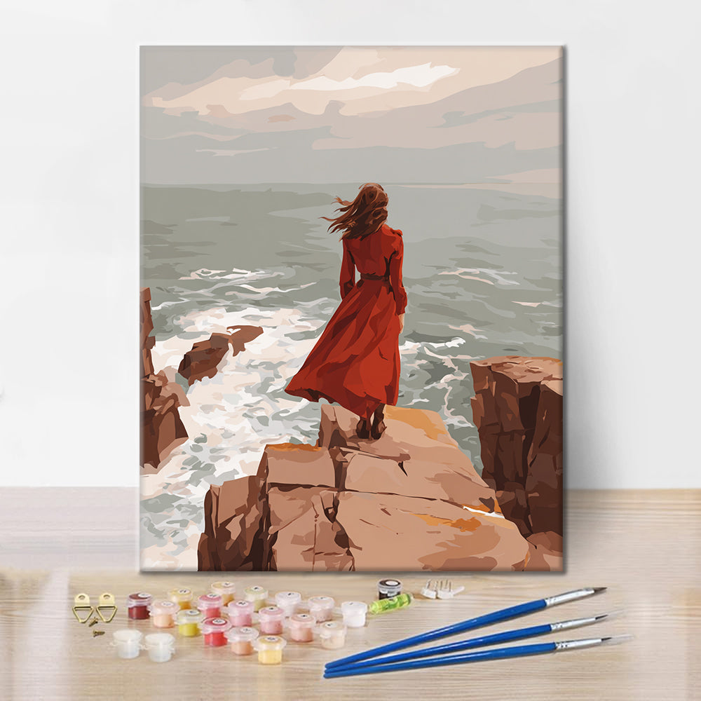 Coastal Cliff - Paint by Numbers