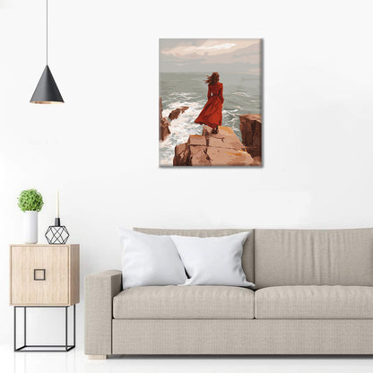 Coastal Cliff - Paint by Numbers