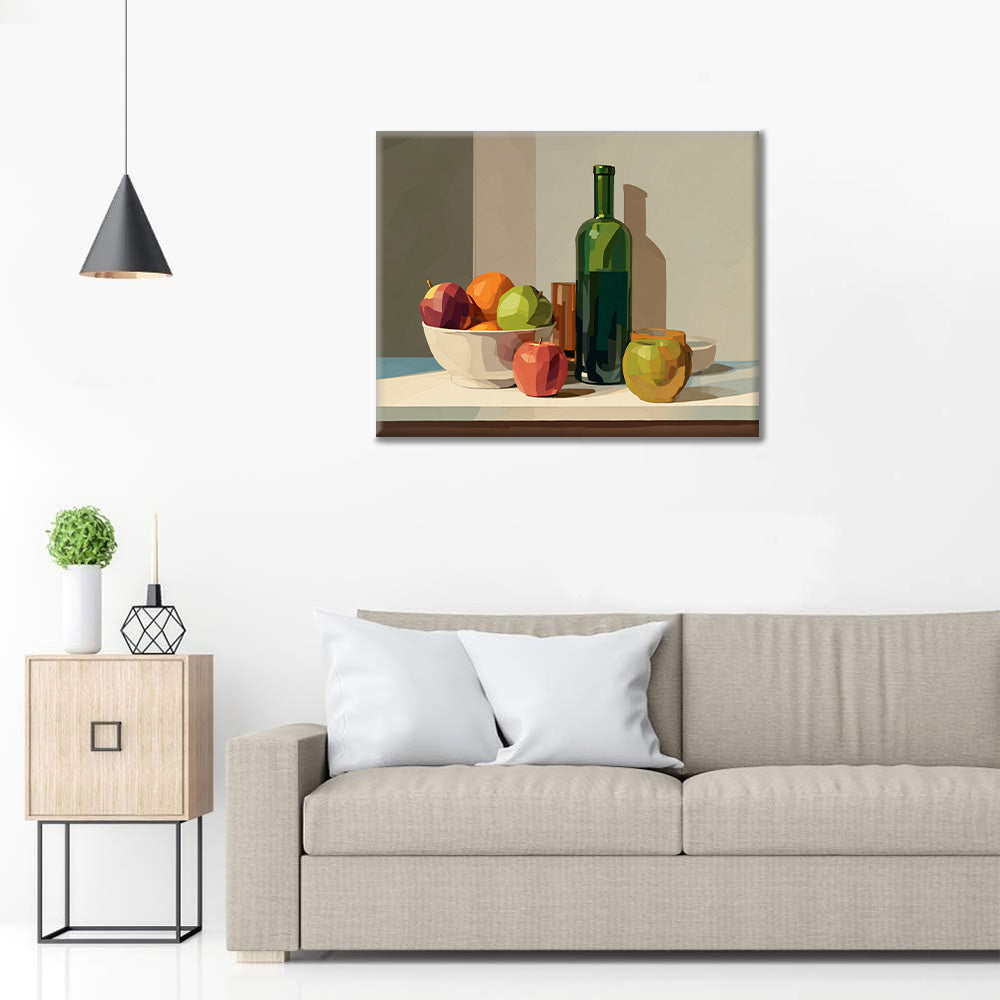 Fruit Still Life - Paint by Numbers