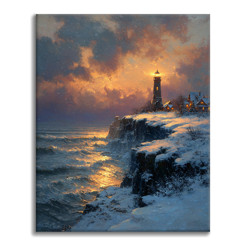 Golden Beacon - Paint by Numbers