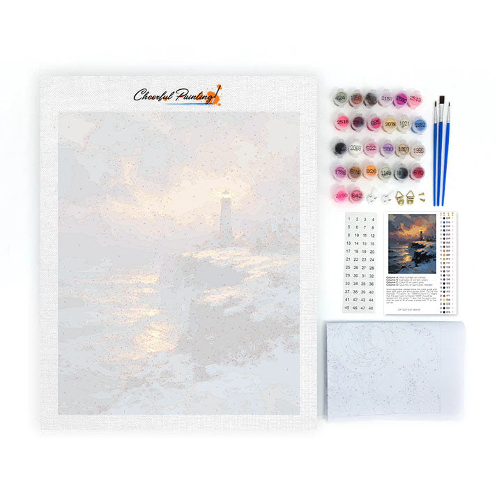 Golden Beacon - Paint by Numbers