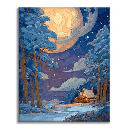 Moonlit Haven - Paint by Numbers