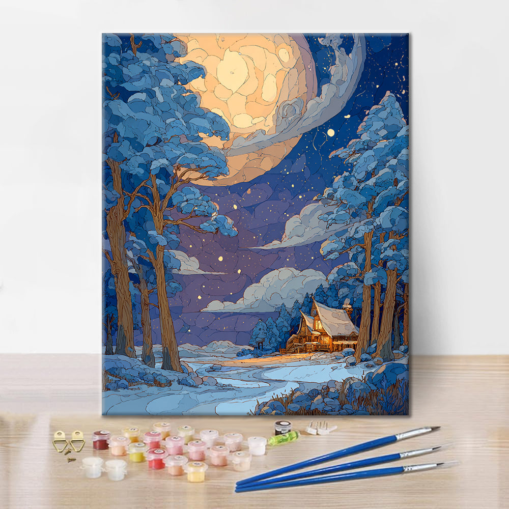 Moonlit Haven - Paint by Numbers