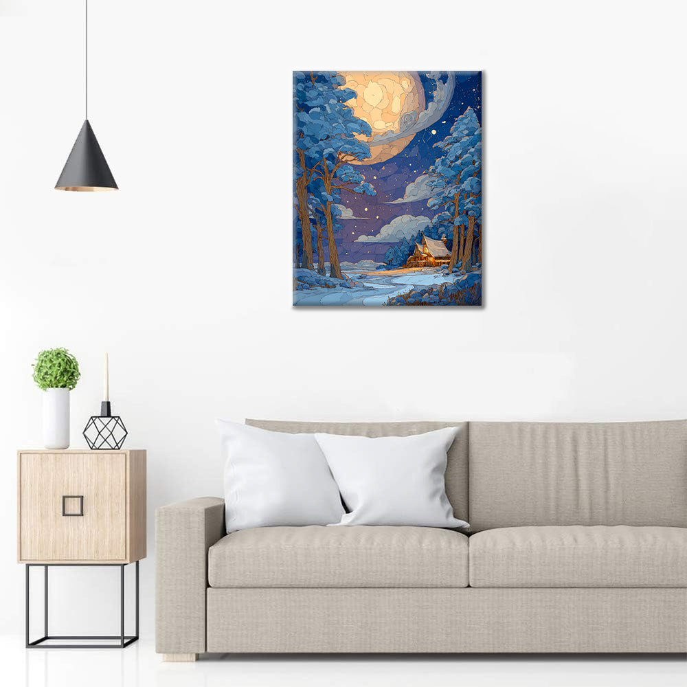 Moonlit Haven - Paint by Numbers
