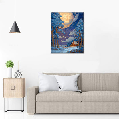Moonlit Haven - Paint by Numbers