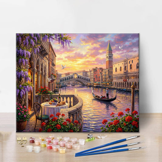 Romantic Venice - Paint by Numbers