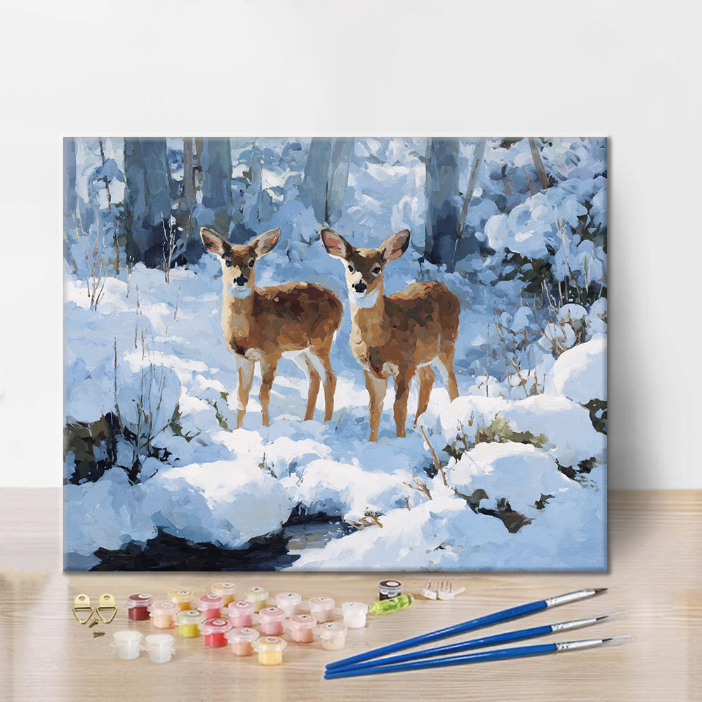 Silent Pair - Paint by Numbers