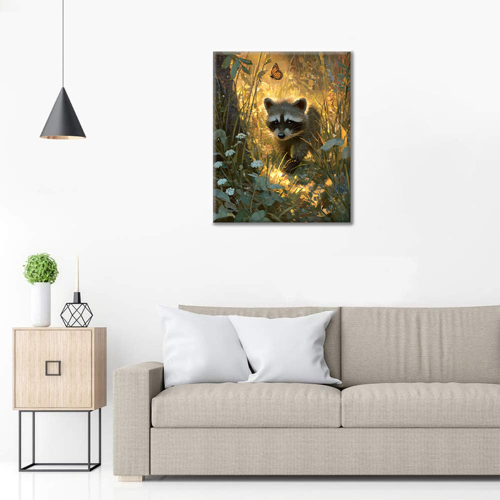 The Raccoon - Paint by Numbers