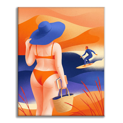 Beach Day Bliss - Paint by Numbers