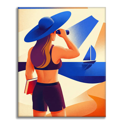 Beach Watch - Paint by Numbers