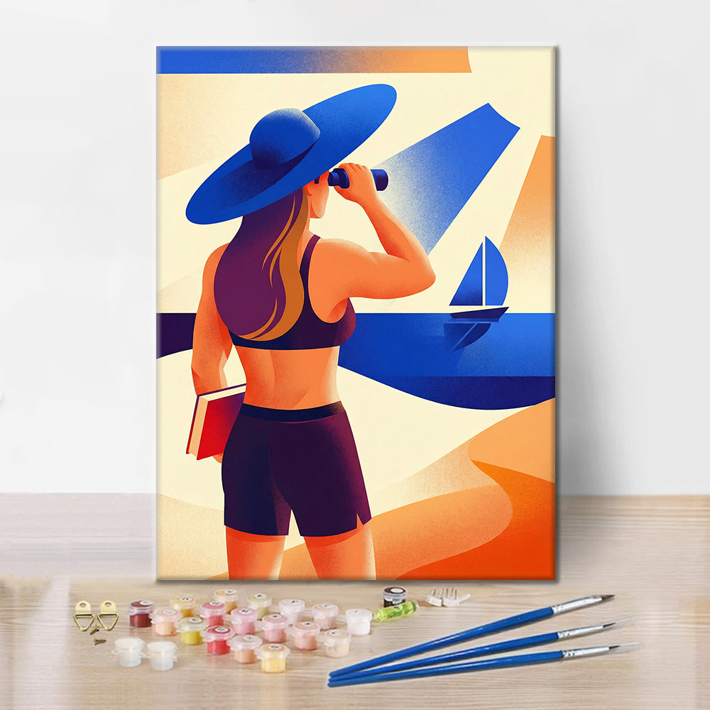 Beach Watch - Paint by Numbers