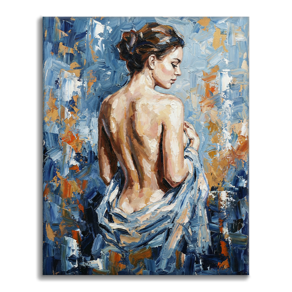 Blue Silhouette - Paint by Numbers