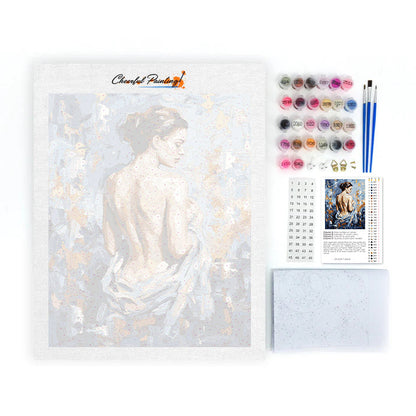 Blue Silhouette - Paint by Numbers